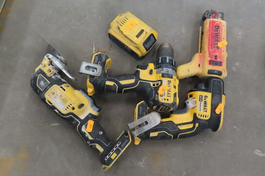 3 stk. Akku-værktøj DEWALT