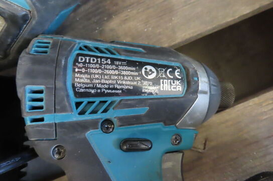 3 stk. Akku-værktøj MAKITA