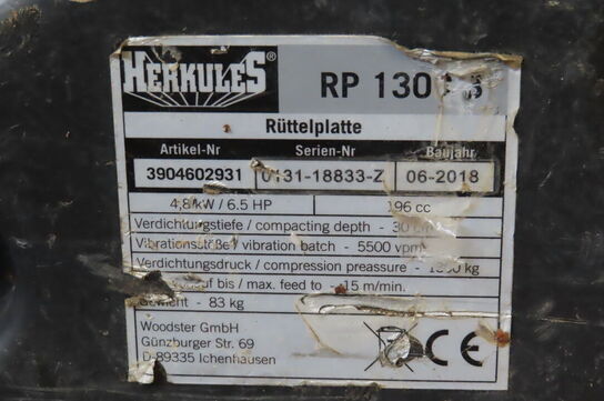 Pladevibrator HERKULES