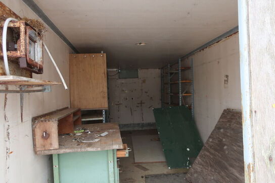 20 fods container/skurvogn