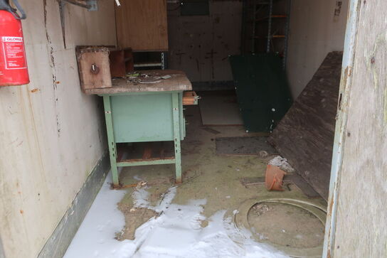 20 fods container/skurvogn