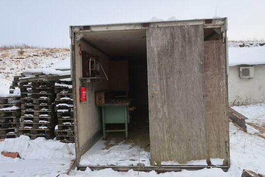 20 fods container/skurvogn