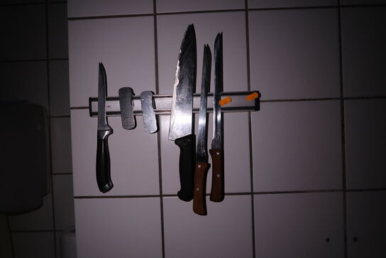 Knivblok med div. Knive