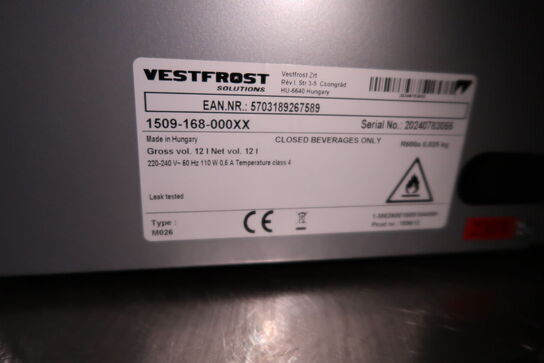 Køleskab VESTFROST 1509-168-000XX