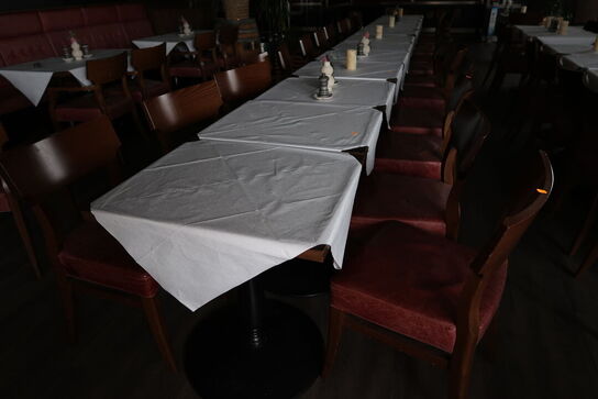 12 stk. borde med 25 stk. stole SASA