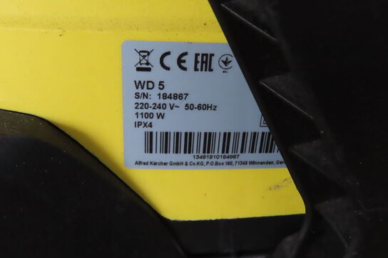 Industristøvsuger KÂCHER WD 5 