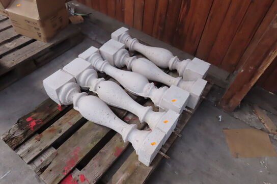 5 stk. Betonbalyster 