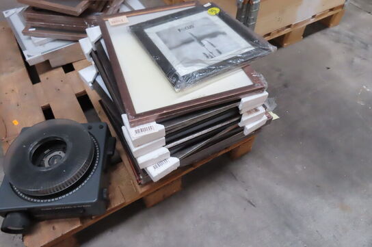 Parti billederammer mv. 