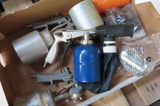 4 stk. Sprøjtepistoler 