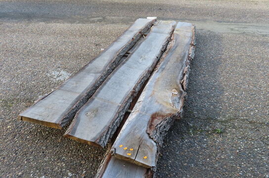 3 stk. Egetræsplanker