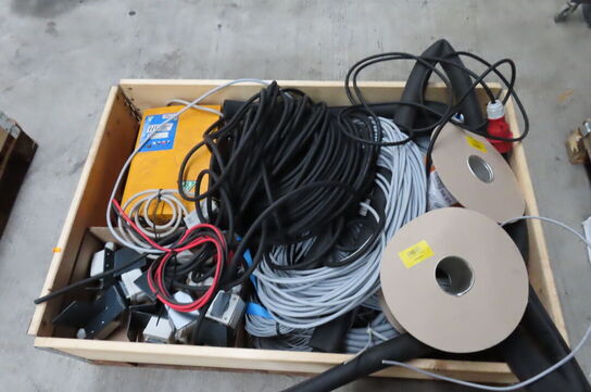 Palle med diverse ledninger mv. 