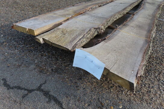 3 stk. Egetræsplanker