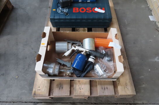 4 stk. Sprøjtepistoler 