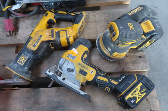 3 stk. elværktøj DEWALT 