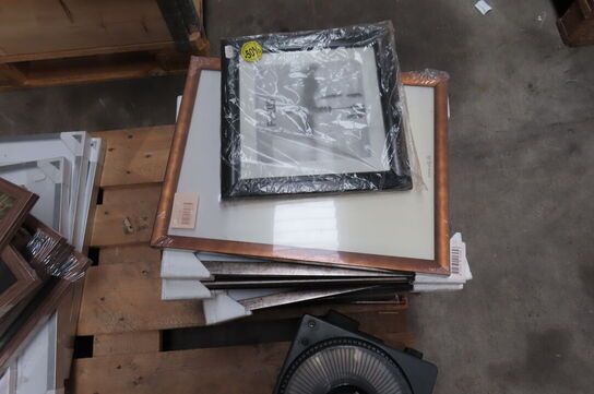 Parti billederammer mv. 