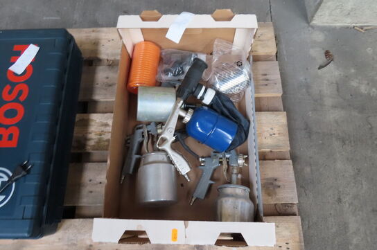 4 stk. Sprøjtepistoler 