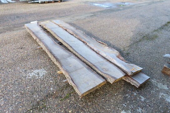 3 stk. Egetræsplanker