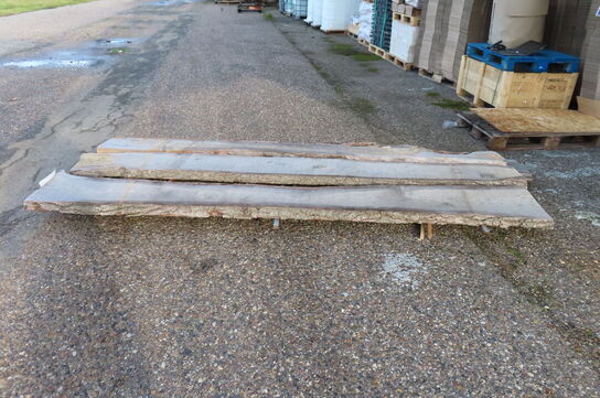 3 stk. Egetræsplanker