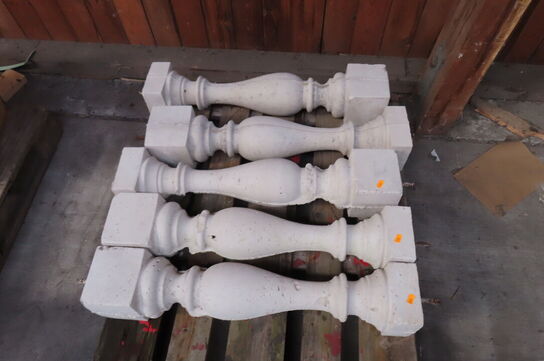 5 stk. Betonbalyster 