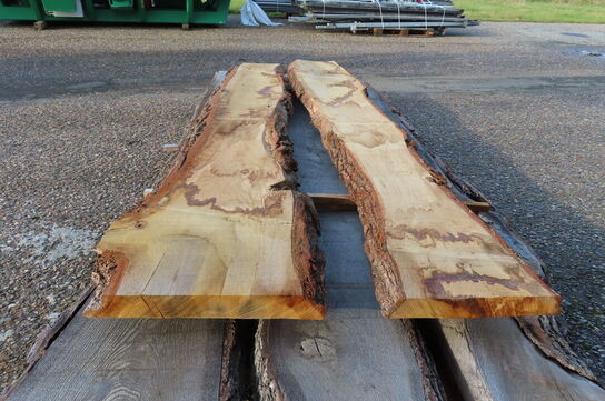 2 stk. Egetræsplanker