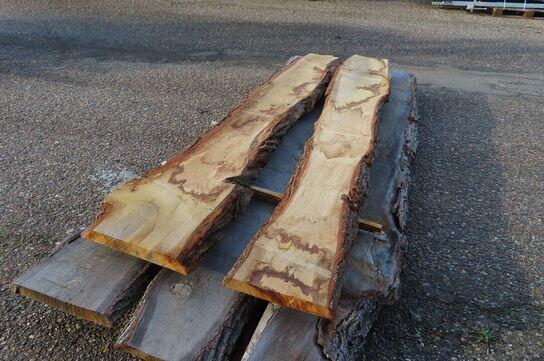 2 stk. Egetræsplanker