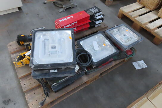 8 stk. Arbejdslamper