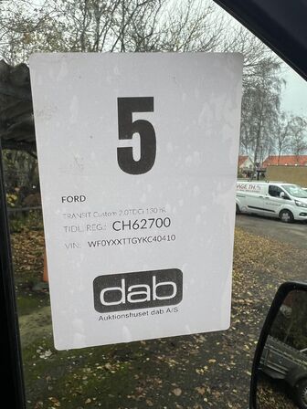 Varebil FORD TRANSIT Custom 2.0TDCi 130 hk