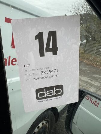 Varebil FIAT TALENTO 1.6 MJT 120 hk