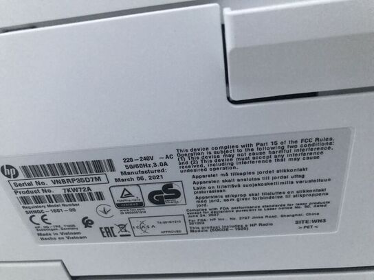 Printer HP COLOR LASERJET PRO MFP M282NW