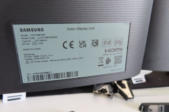 2 stk. Skærme, mus & tastatur SAMSUNG 