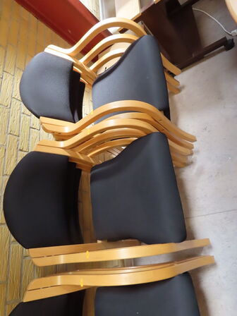 10 stk. stabelbare stole