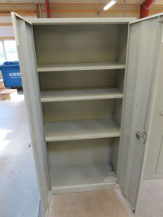 Arkiv skab i stål (uden nøgle)