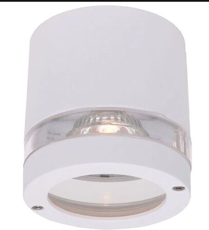 2 stk. nordlux focus single udendørs loftlampe hvid(ubrugt)