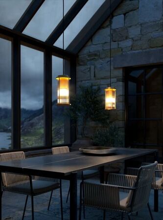 3 stk. nordlux linton udendørs pendel messing(ubrugt)