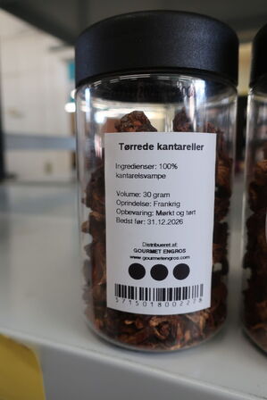 2 stk. tørret kantarel