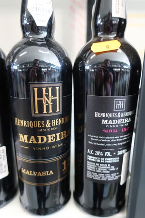 4 fl. Madeira HENRIQUES&HENRIQUES Boal og Malvasia