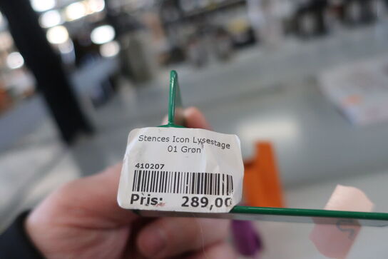 3 stk. lysestager STENCES