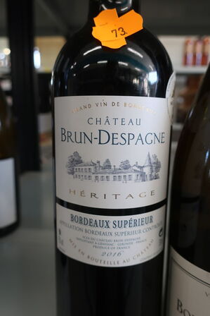 Rødvin CHATEAU BRUN-DESPAGNE & hvidvin ALBERT SOUNIT 