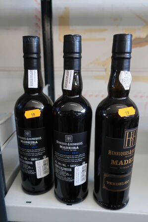 3 fl. Madeira HENRIQUES&HENRIQUES Verdelho 