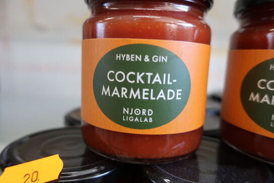 14 stk. marmelade NJORD Hyben og Gin 