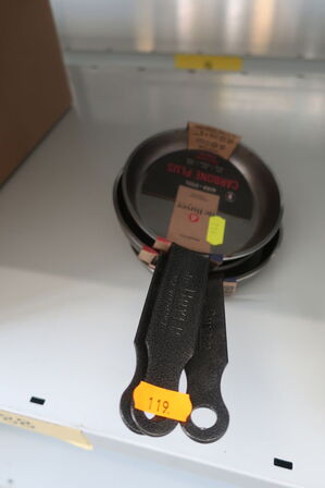 3 stk. pander DEBUYER 12 cm. 