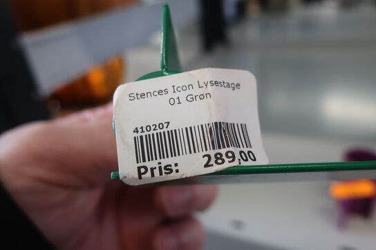 3 stk. lysestager STENCES