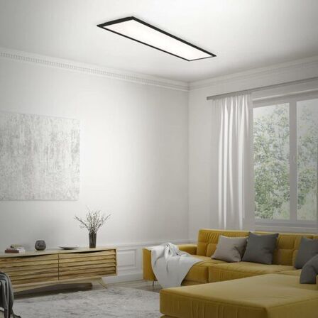 2 stk. briloner panel slim sort, 100 cm(ubrugt)