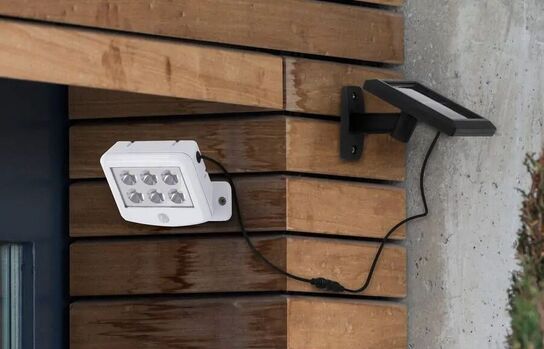 3 stk. briloner led udendørslampe med solcelle hvid(ubrugt)