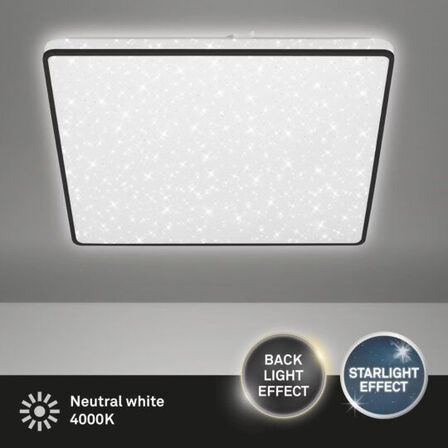 3 stk. Briloner led med stjernehimmel, 37 cm sort(ubrugt)