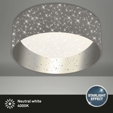 2 stk. briloner led loftslampe med stjernehimmel Ø32 cm(ubrugt)
