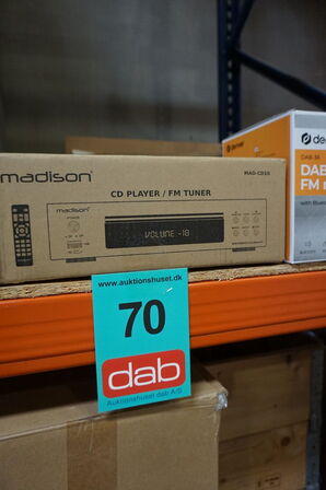 Madison CD Afspiller og FM radio m. USB