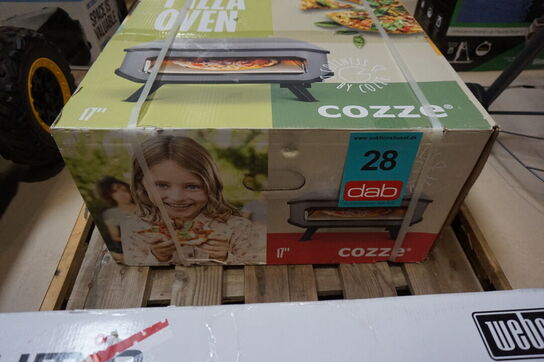 Cozze 17" pizzaovn til gas med pizzasten 8,0KW