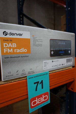 Denver DAB-36 - FM/DAB+/Bluetooth radio Valnød