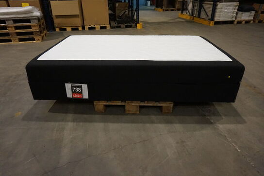 Nordisk fjer B90 seng med opbevaring 120x200 cm Antracit 